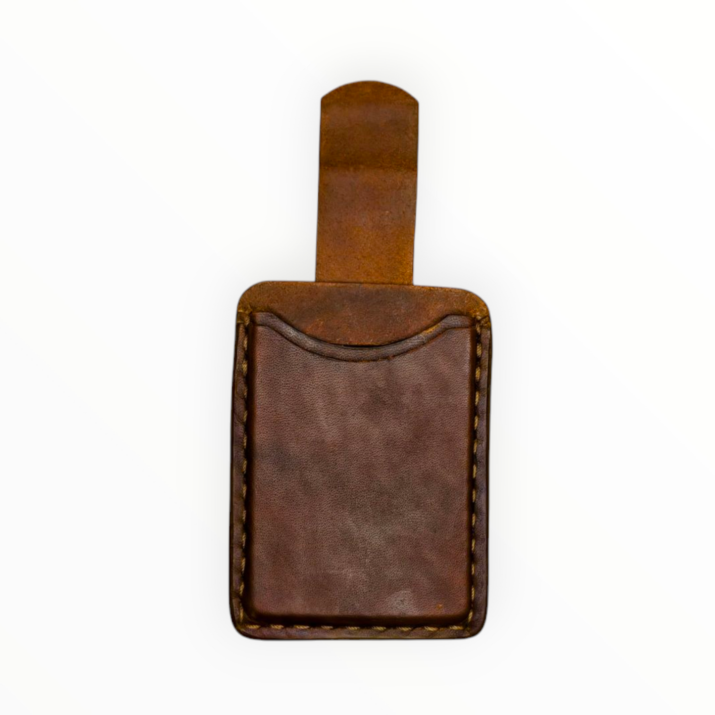 Pull Tab Leather Card Holder