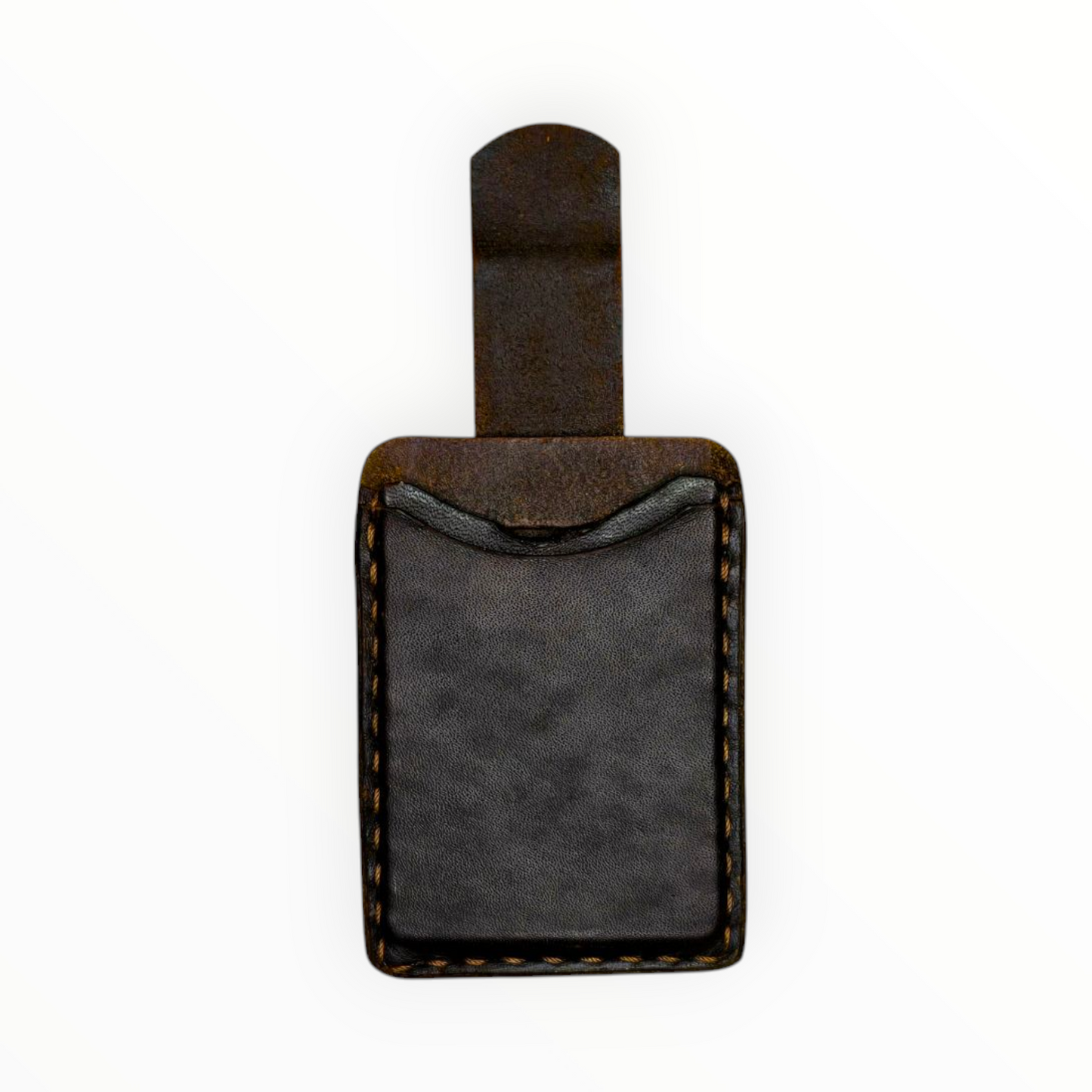 Pull Tab Leather Card Holder