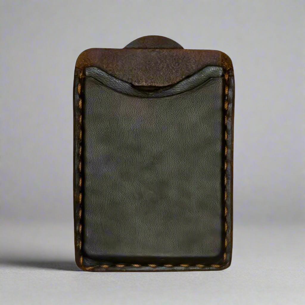 Pull Tab Leather Card Holder