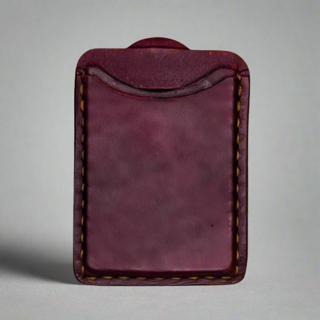 Pull Tab Leather Card Holder