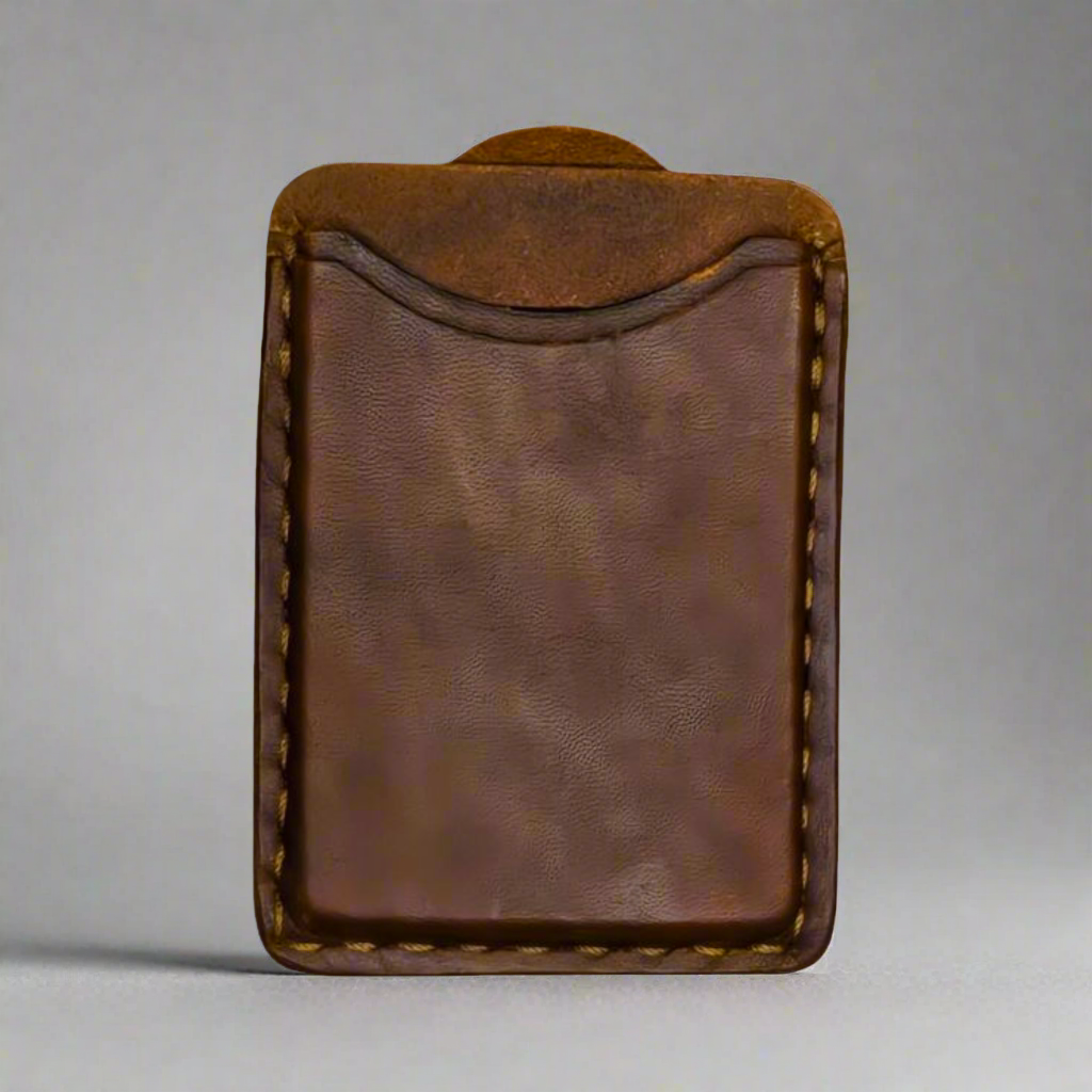 Pull Tab Leather Card Holder